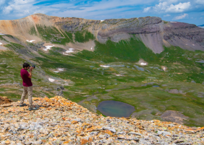 black bear pass alpine lake