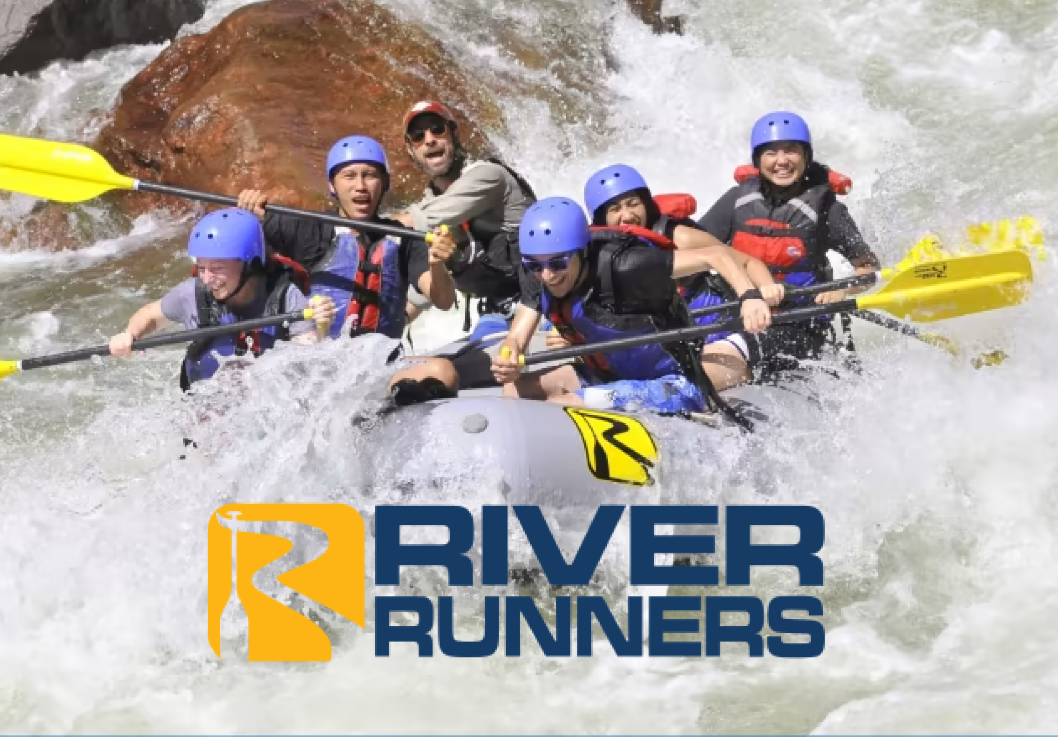 Buena Vista, Colorado group of tourists white water rafting